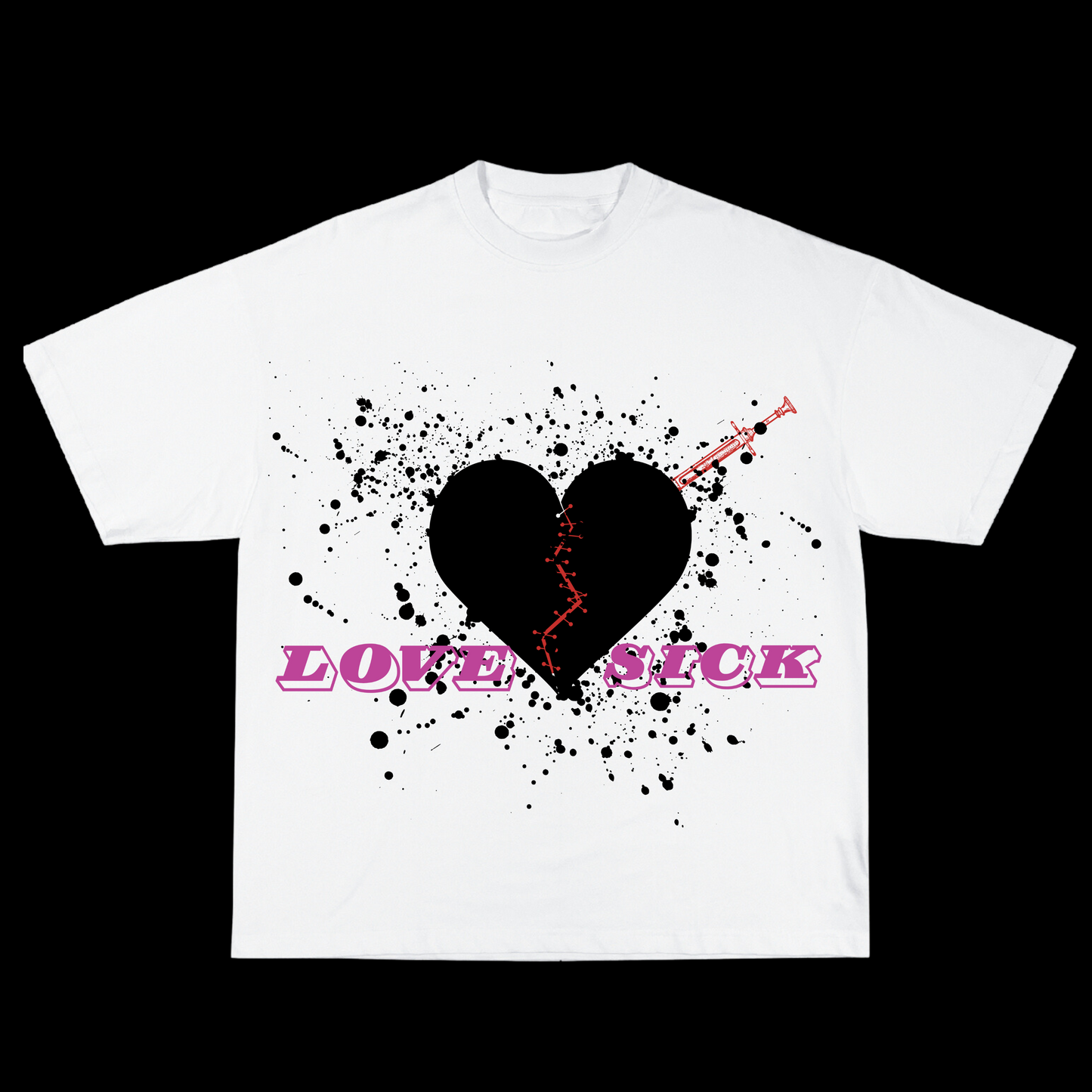 "love is addicting" tee